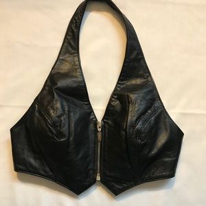 Leather halter